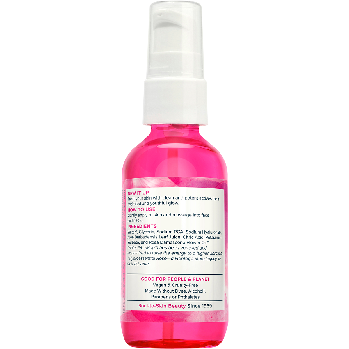 Rosewater Serum 1% Hyaluronic Dry to Combination Skin