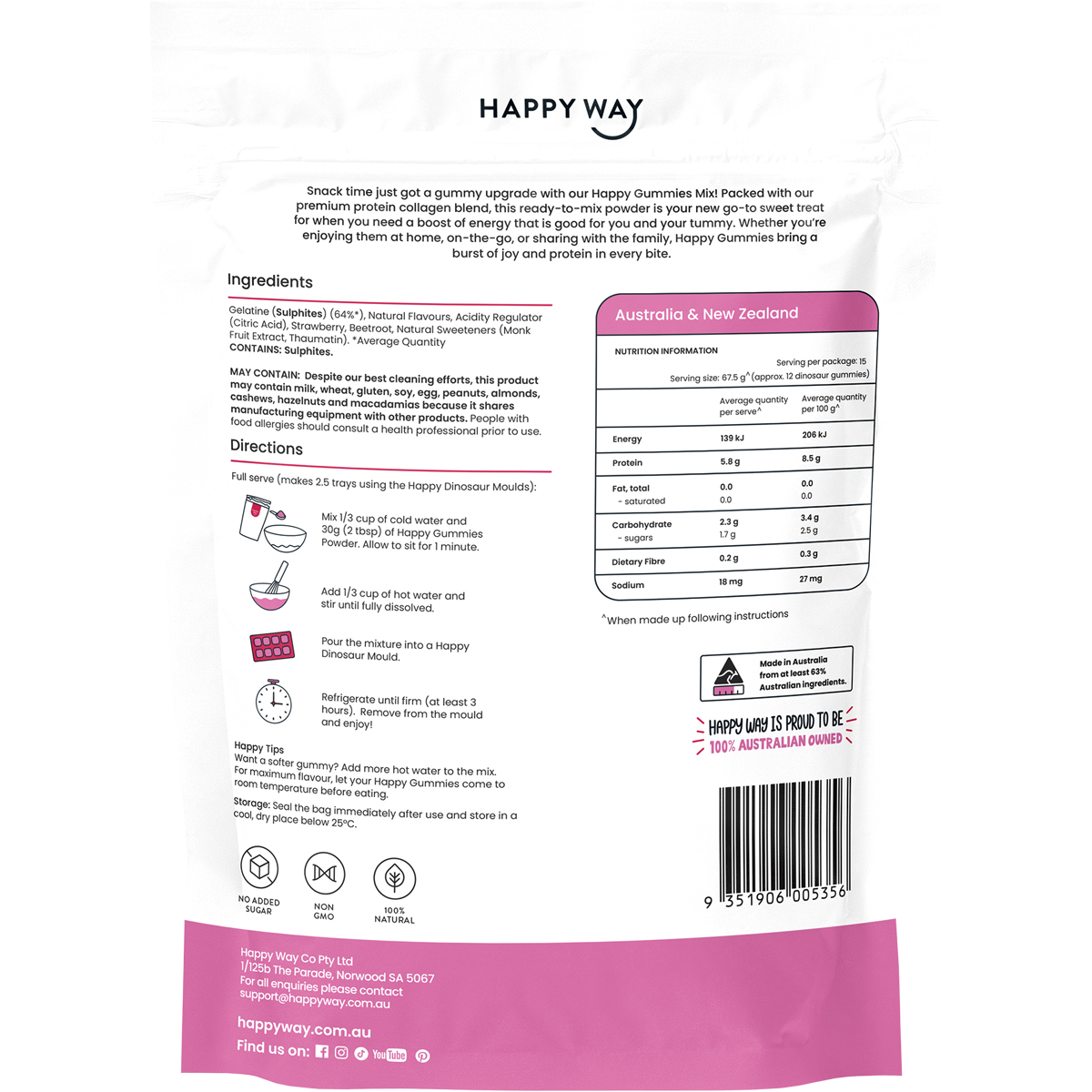 Happy Gummies Strawberry