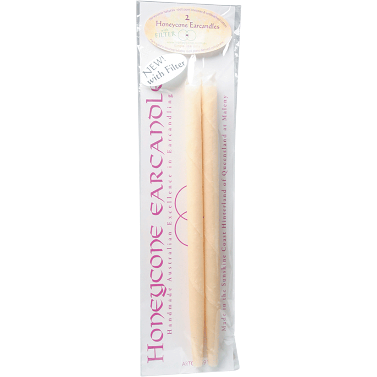 Ear Candles with Filter 100% Unbleached Cotton