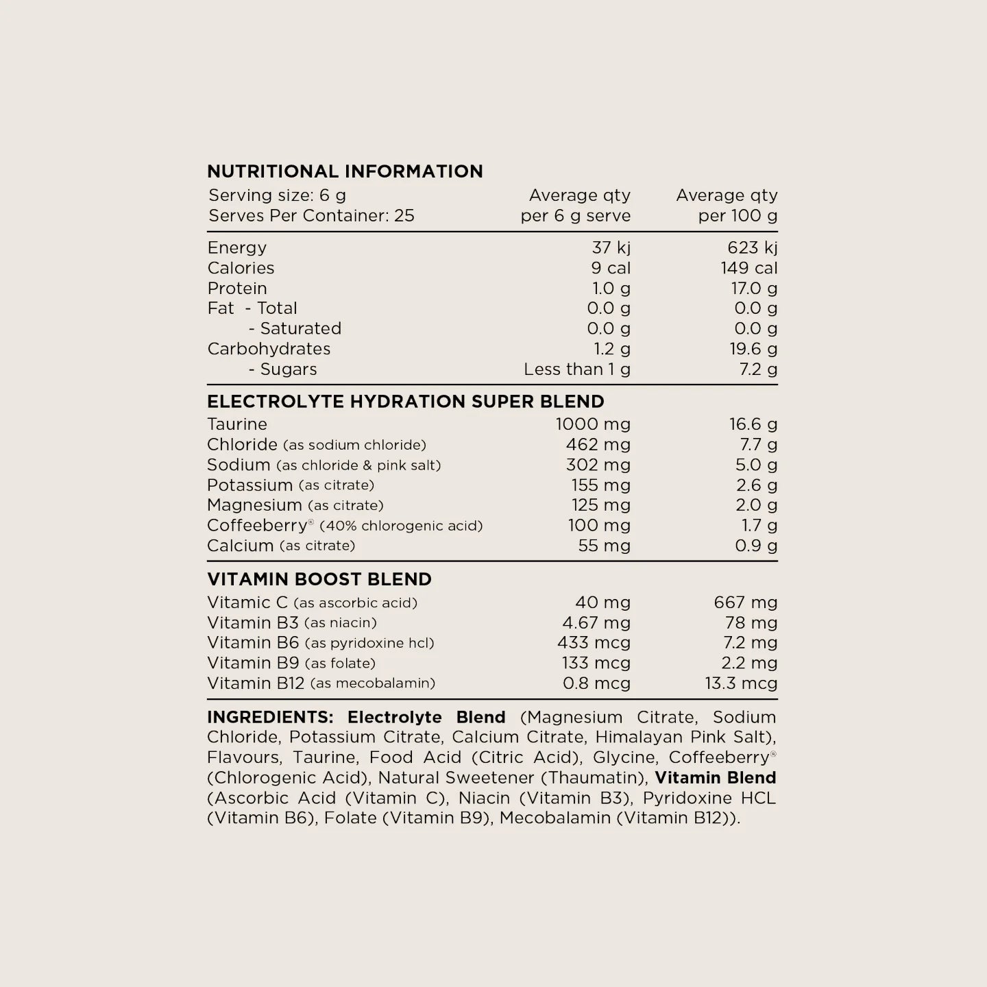Switch Nutrition Hydrate Electrolyte Rehydration Blend
