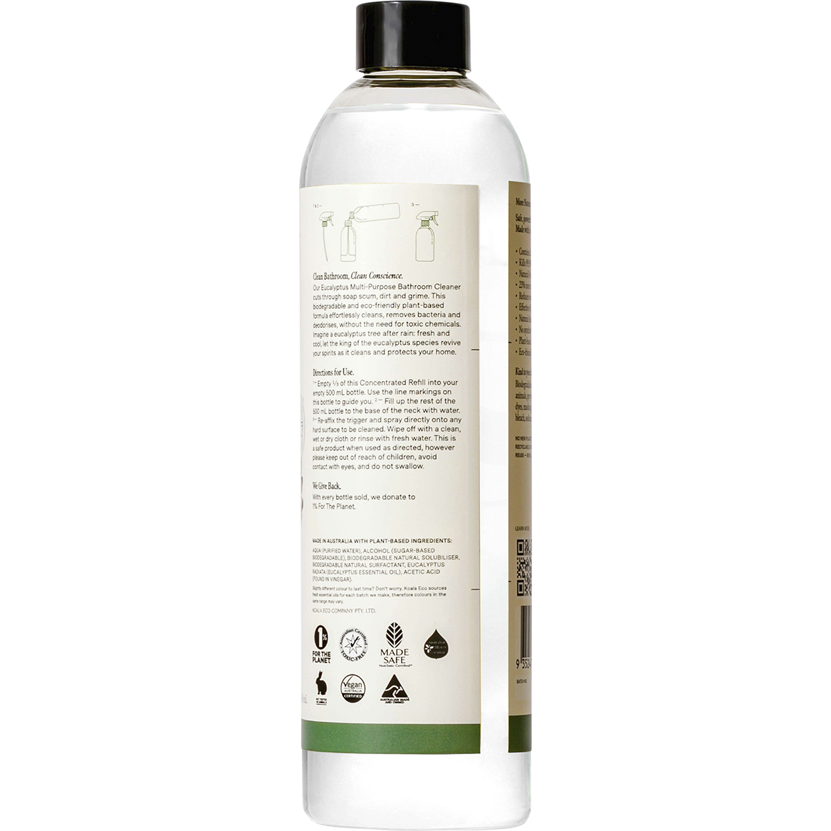 Multi-Purpose Bathroom Cleaner Eucalyptus Concentrate