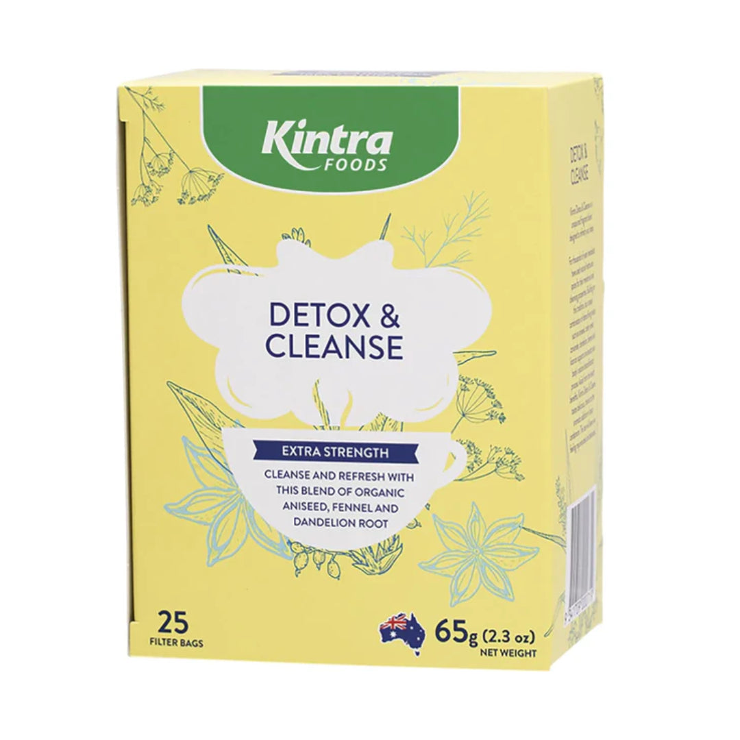 KINTRA FOODS Herbal Tea Bags Detox & Cleanse 25pk