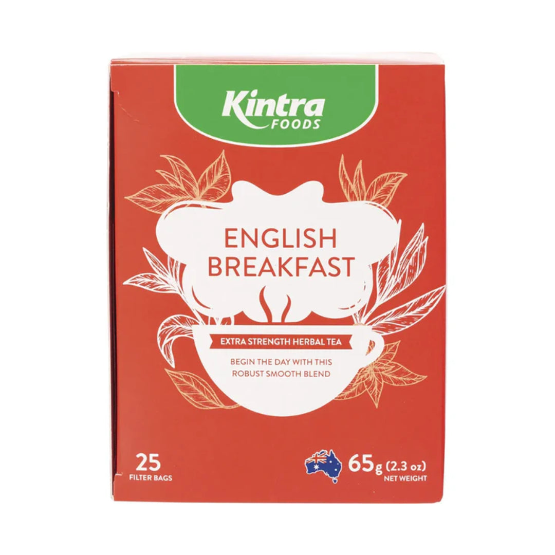 KINTRA FOODS Herbal Tea Bags English Breakfast 25pk