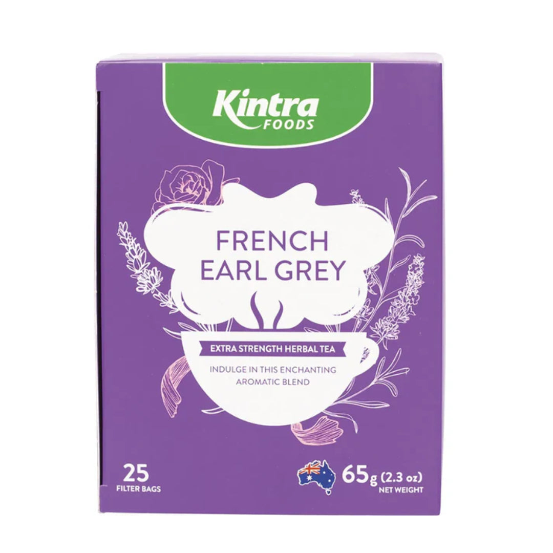 KINTRA FOODS Herbal Tea Bags French Earl Grey 25pk
