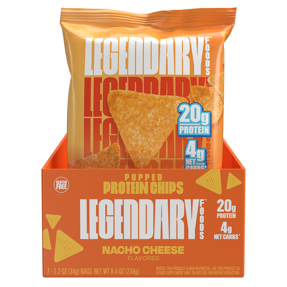 Legendary Foods Popped Protein Chips