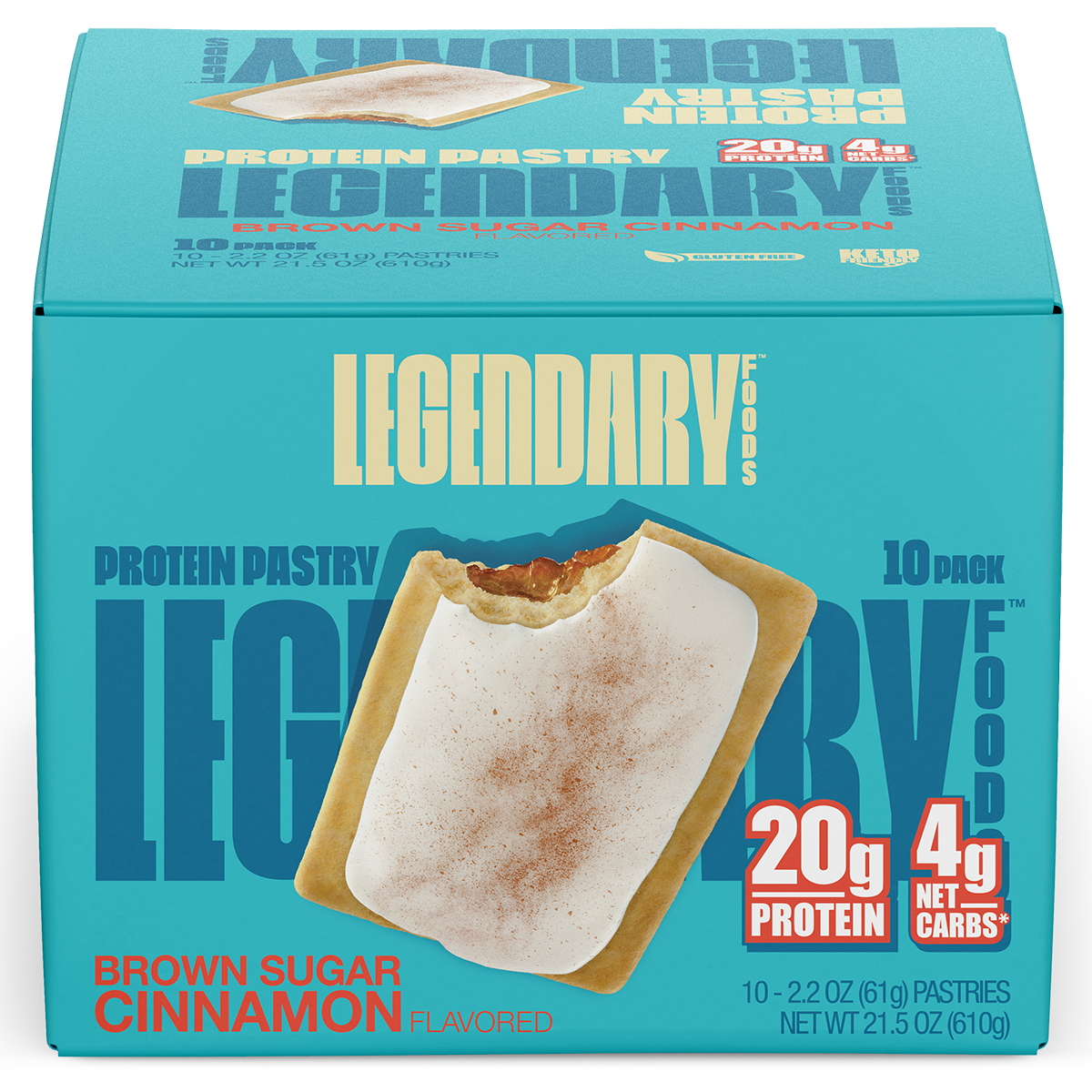 Legendary Foods Protein Pastry - Brown Sugar Cinnamon
