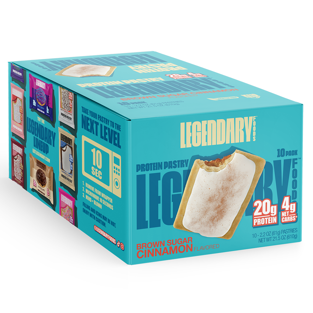 Legendary Foods Protein Pastry - Brown Sugar Cinnamon