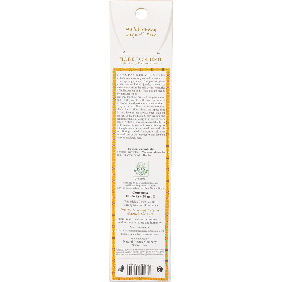 Incense Sticks Palo Santo