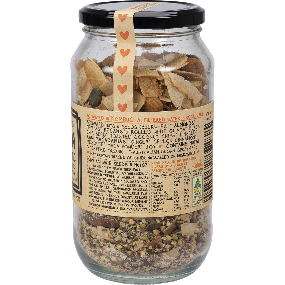 Birchia Paleo Prebiotic Granola Organic & Activated