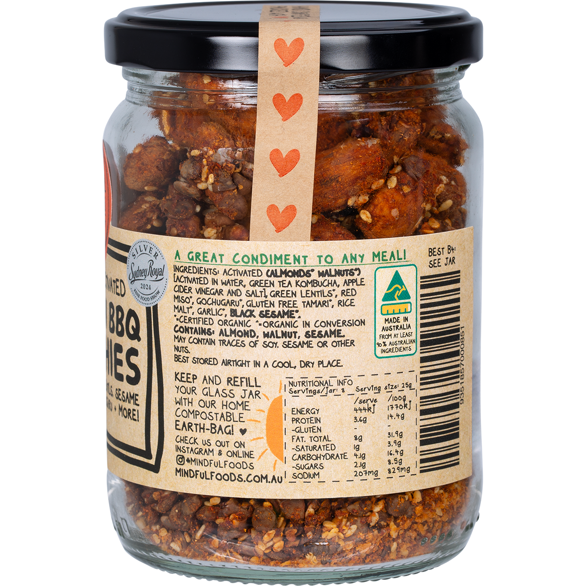 Korean BBQ Munchies Organic & Activated