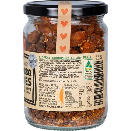 Mindful Foods Korean BBQ Munchies Organic & Activated 220g