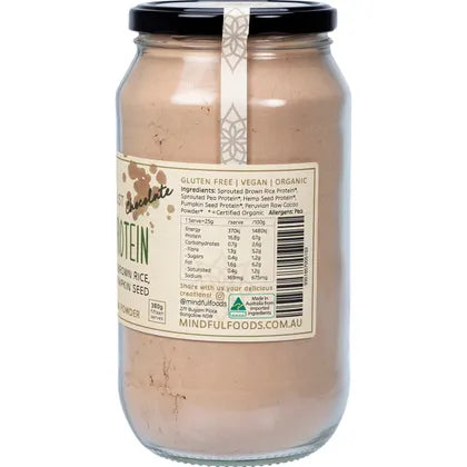 Mindful Foods Stardust Chocolate Plant Protein Powder 380g