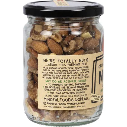 Mindful Foods Mixed Nuts Organic & Activated 250g