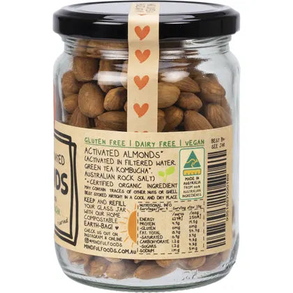 Mindful Foods Almonds Organic & Activated 250g