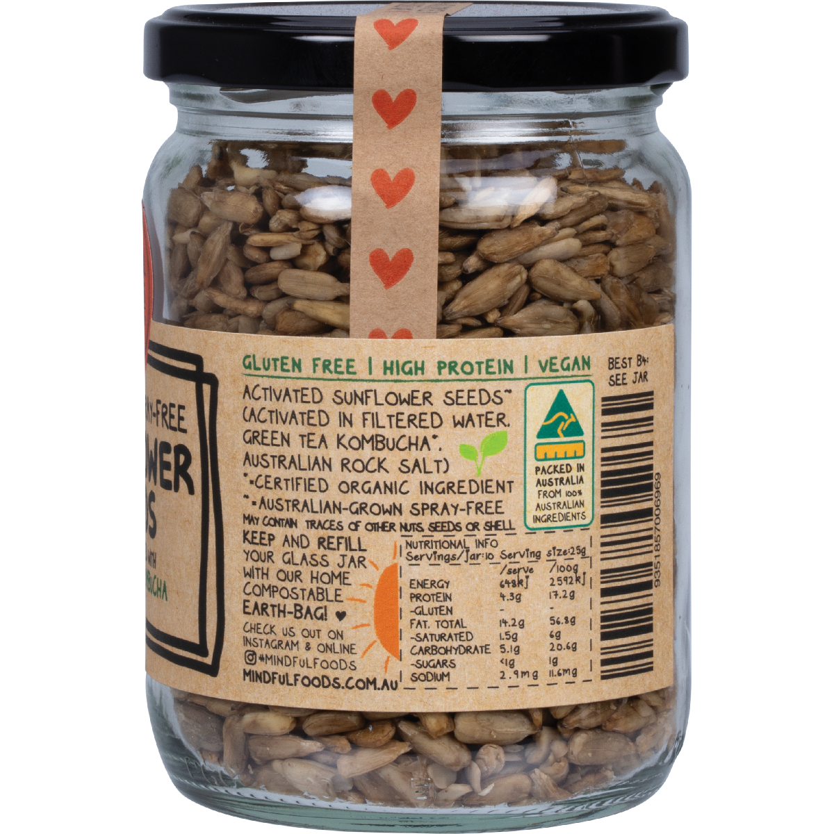 Sunflower Seeds Organic & Activated