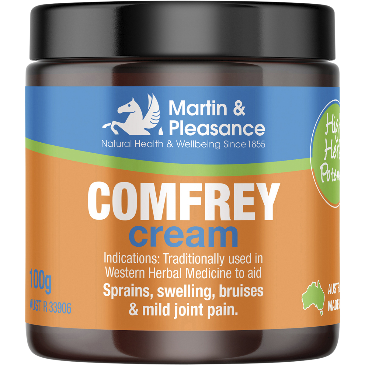 Comfrey Herbal Cream Jar