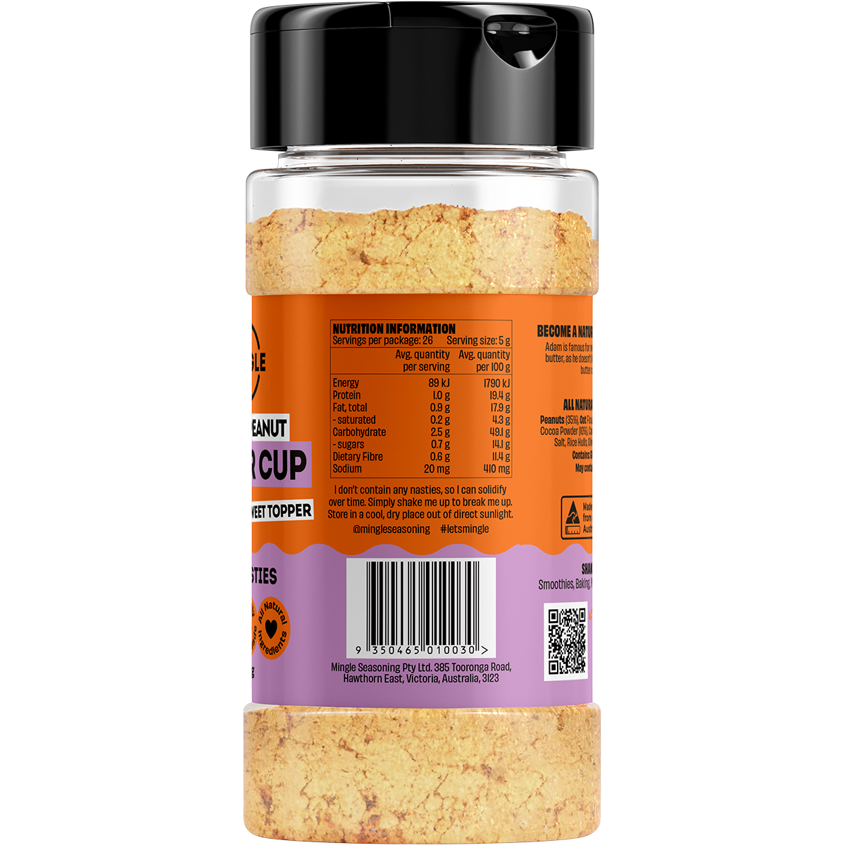 Adam's Peanut Butter Cup All Natural Sweet Topper