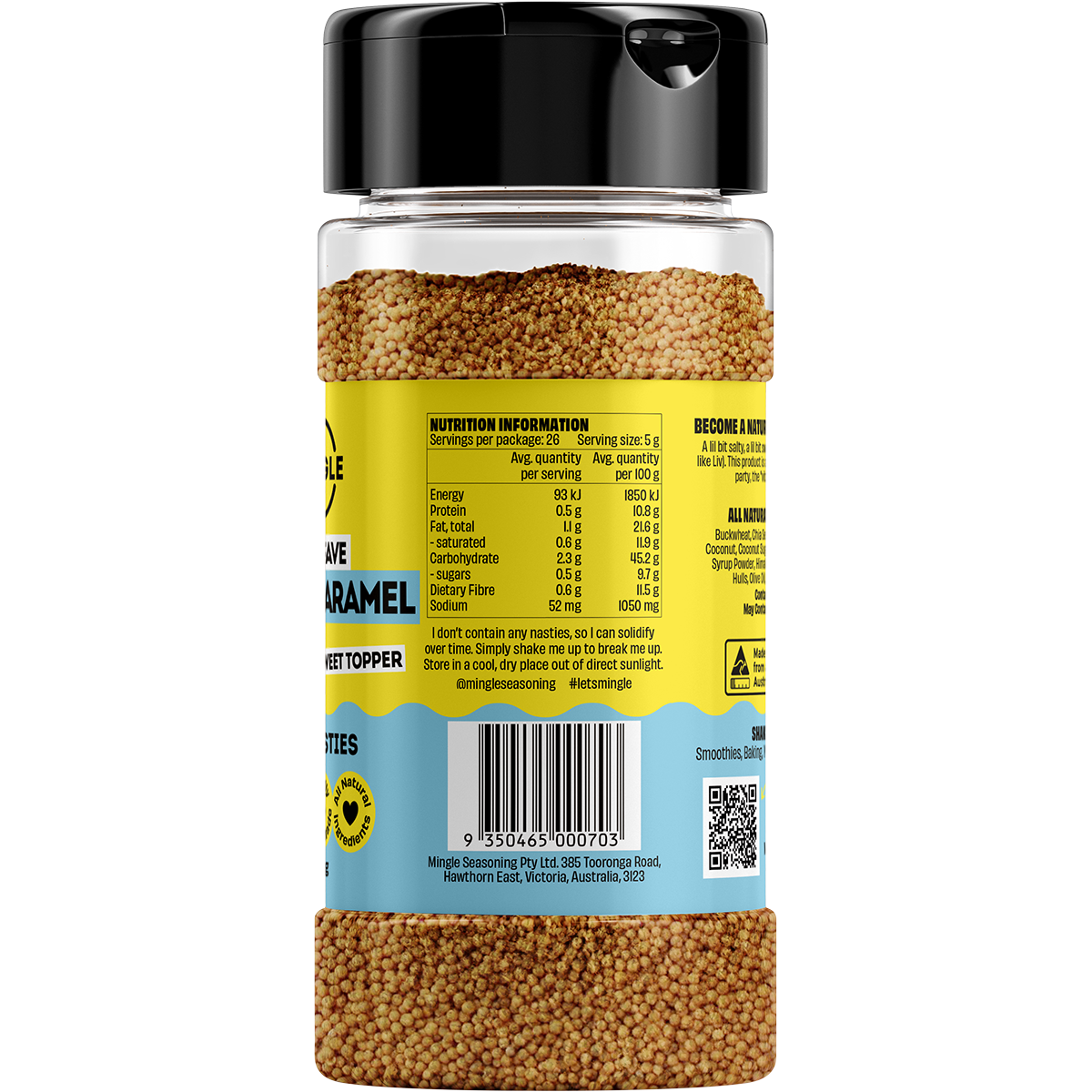 Liv's Fave Salted Caramel All Natural Sweet Topper