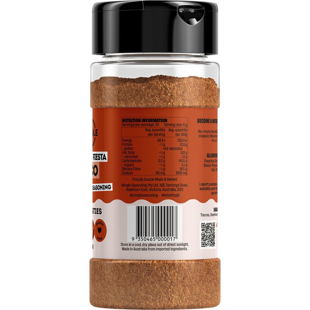 Mexican Fiesta Taco All Natural Seasoning