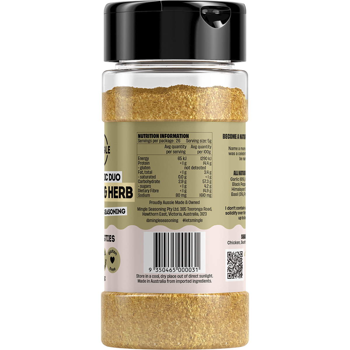 Garlic & Herb All Natural Seasoning