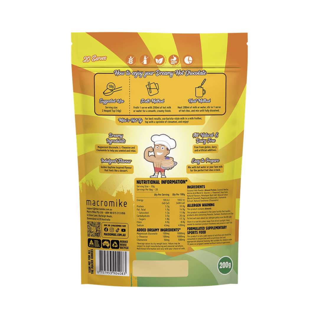 Macro Mike Dreamy Hot Chocolate Golden Gaytime 200g