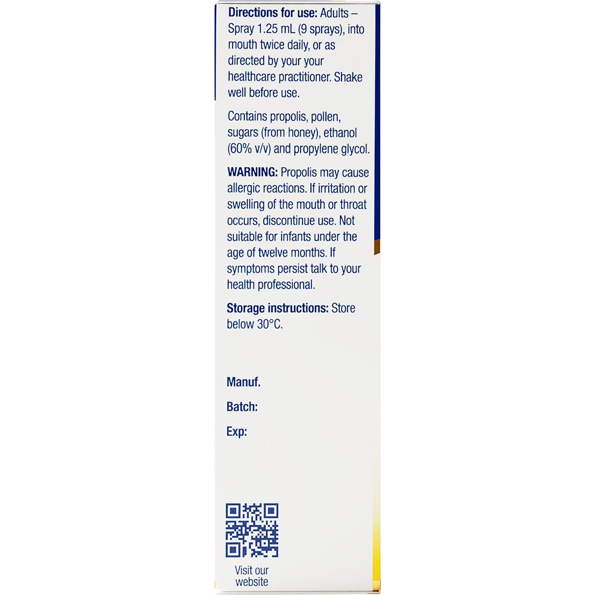Propolis & Manuka Spray