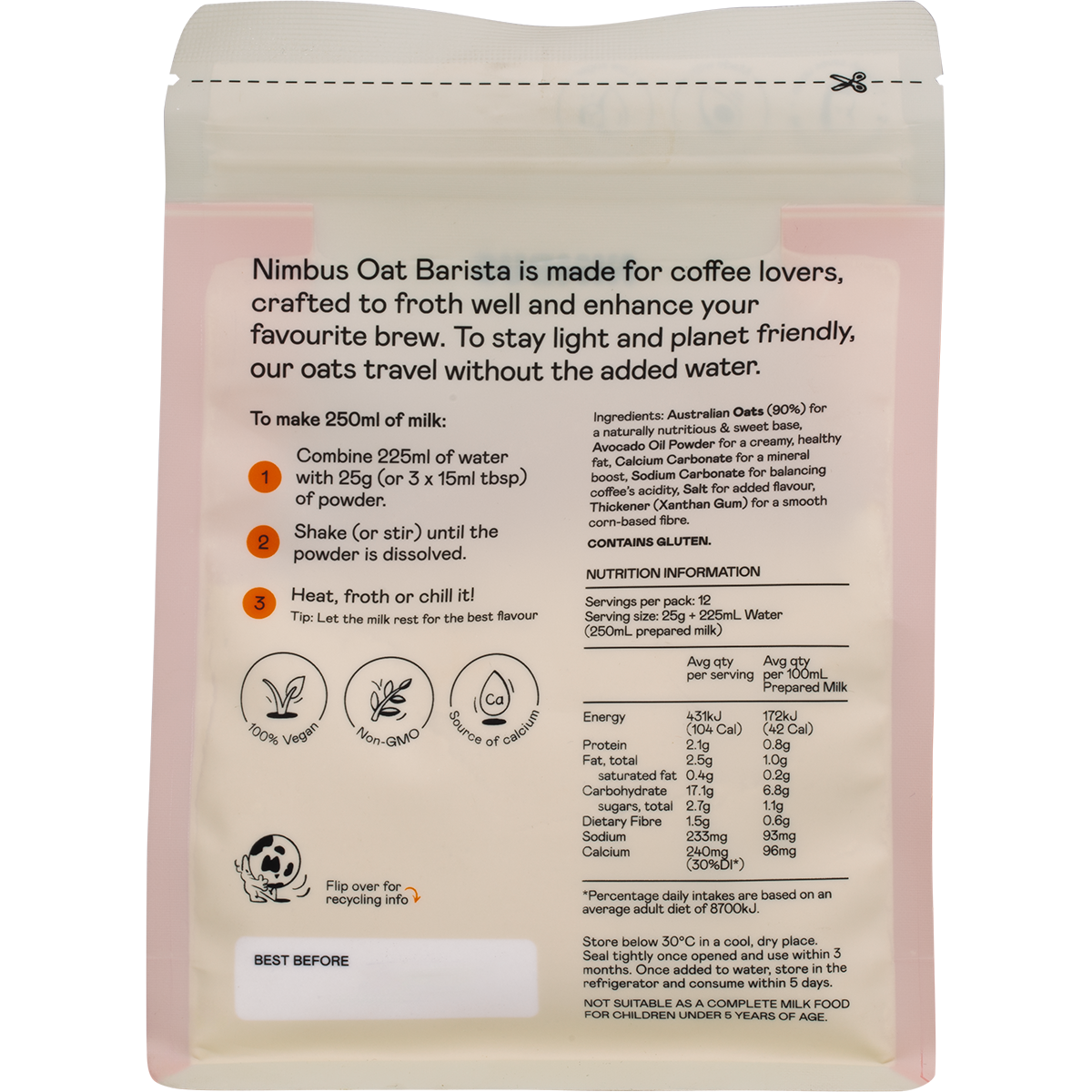 Oat Barista Milk Powder