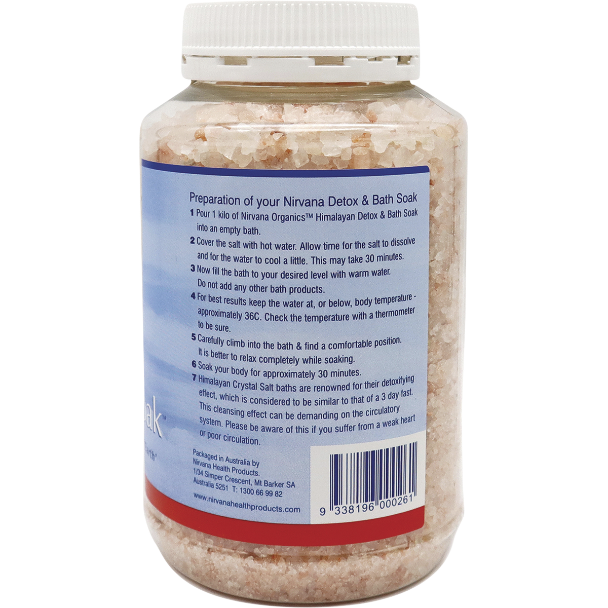 Himalayan Crystal Salt Detox Bath Soak