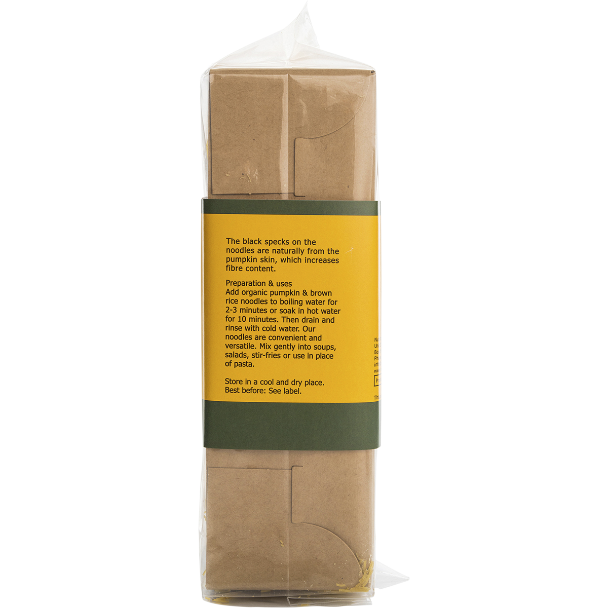 Rice Noodles Pumpkin & Brown