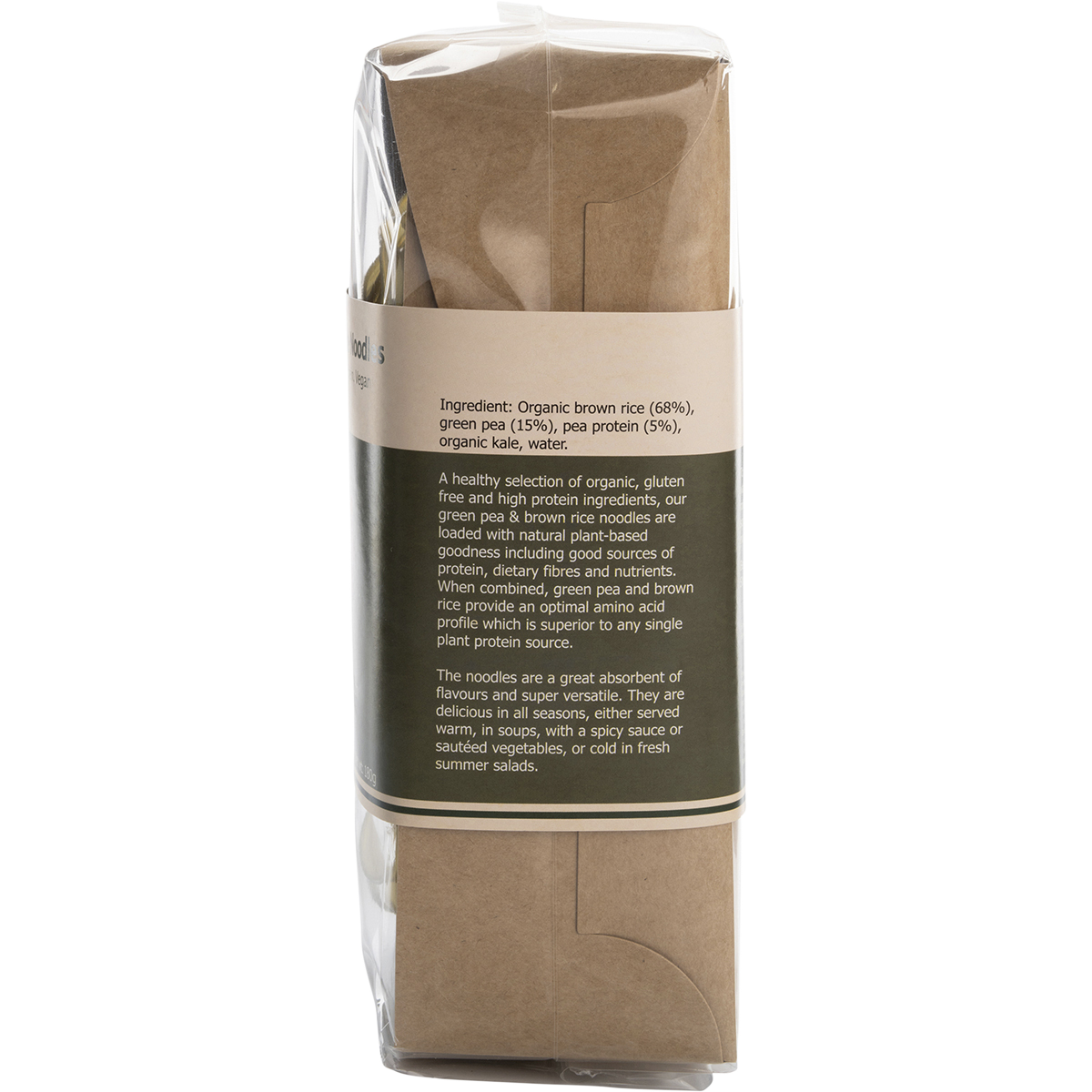 Rice Noodles Green Pea & Brown
