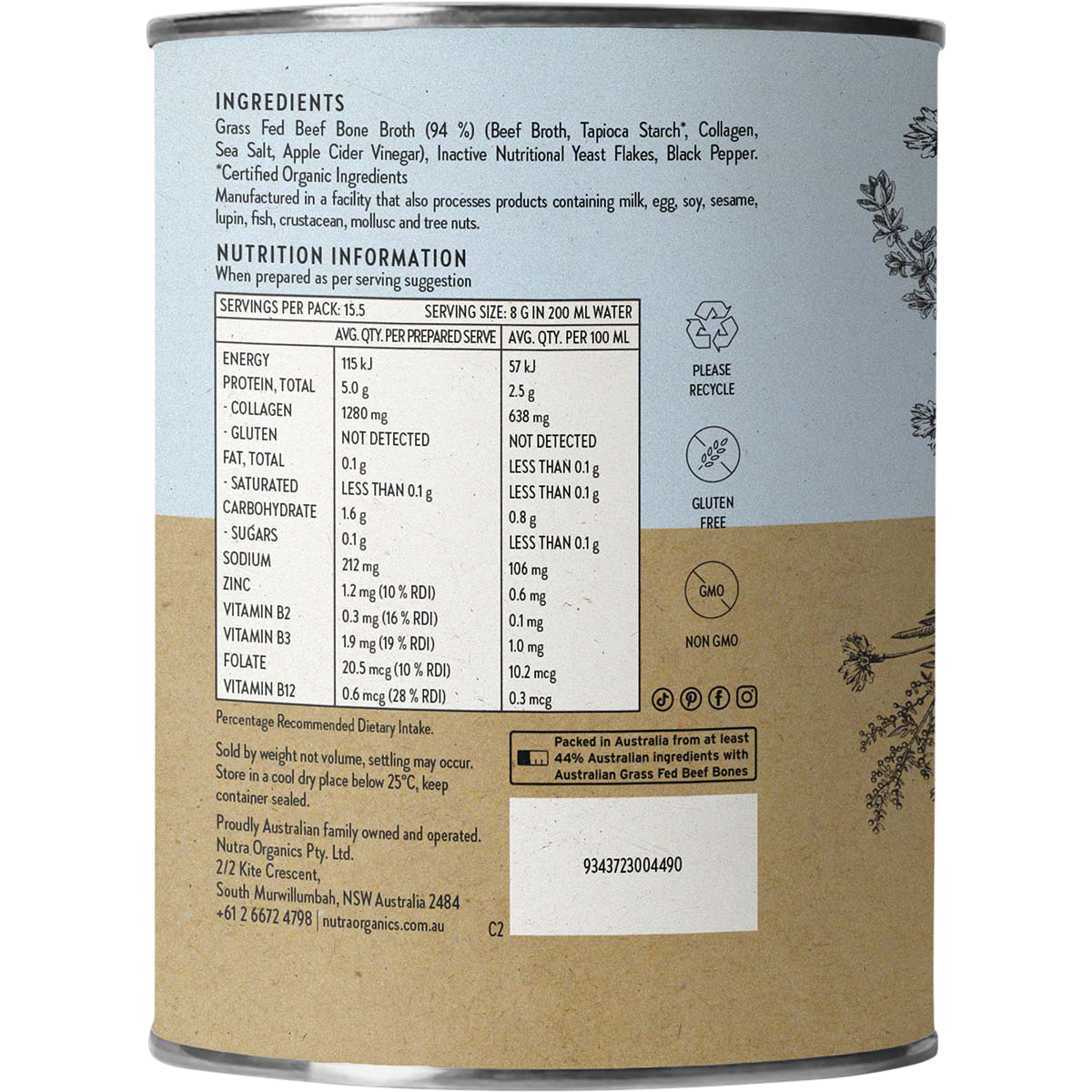 Beef Bone Broth Hearty Original