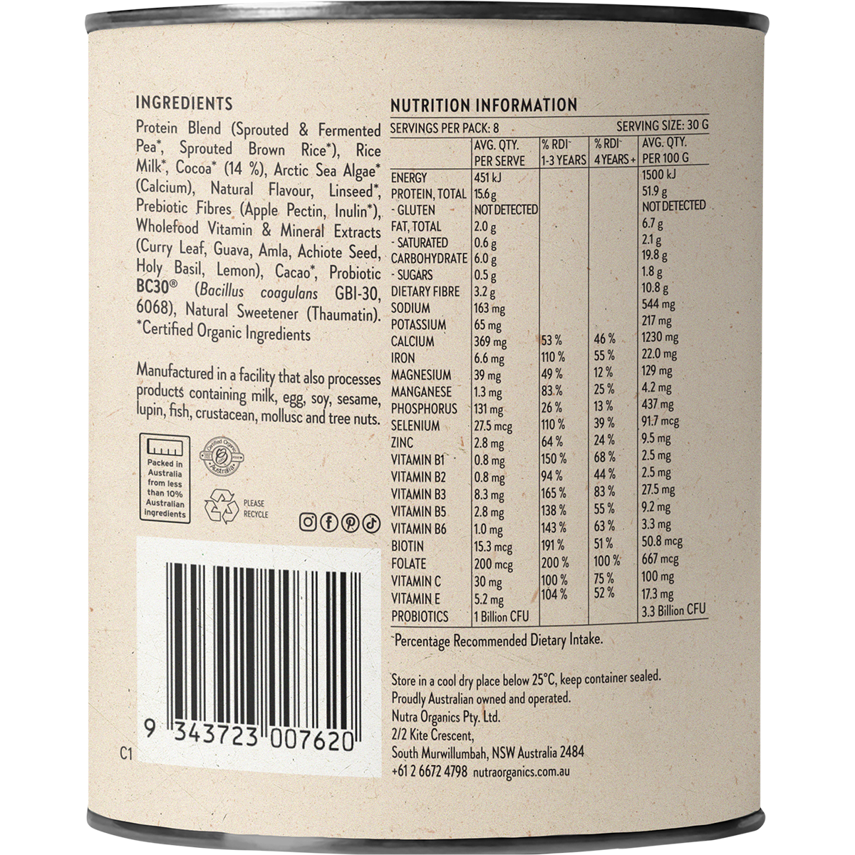 Thriving Family Double Choc