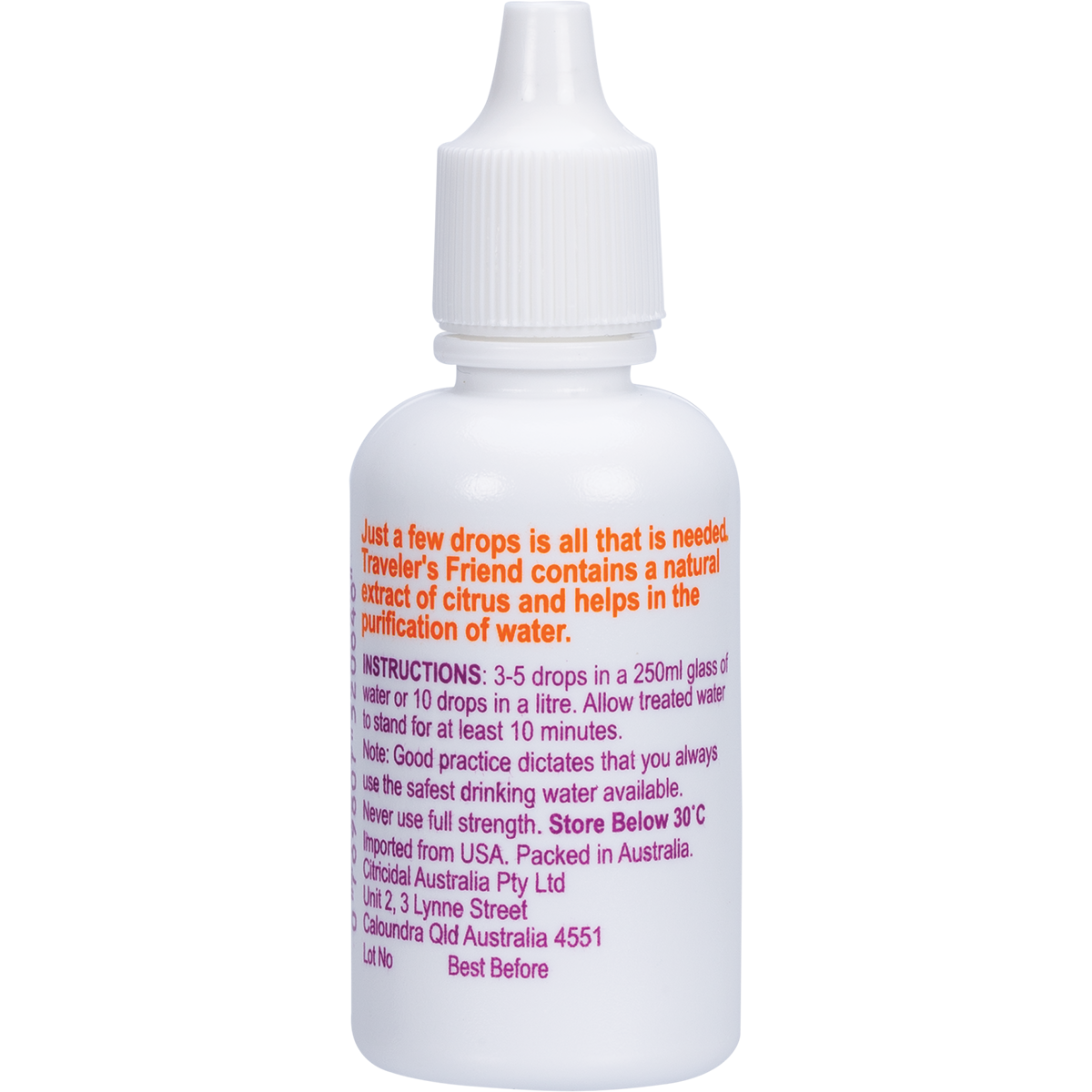 Traveler's Friend Citrus Seed Extract