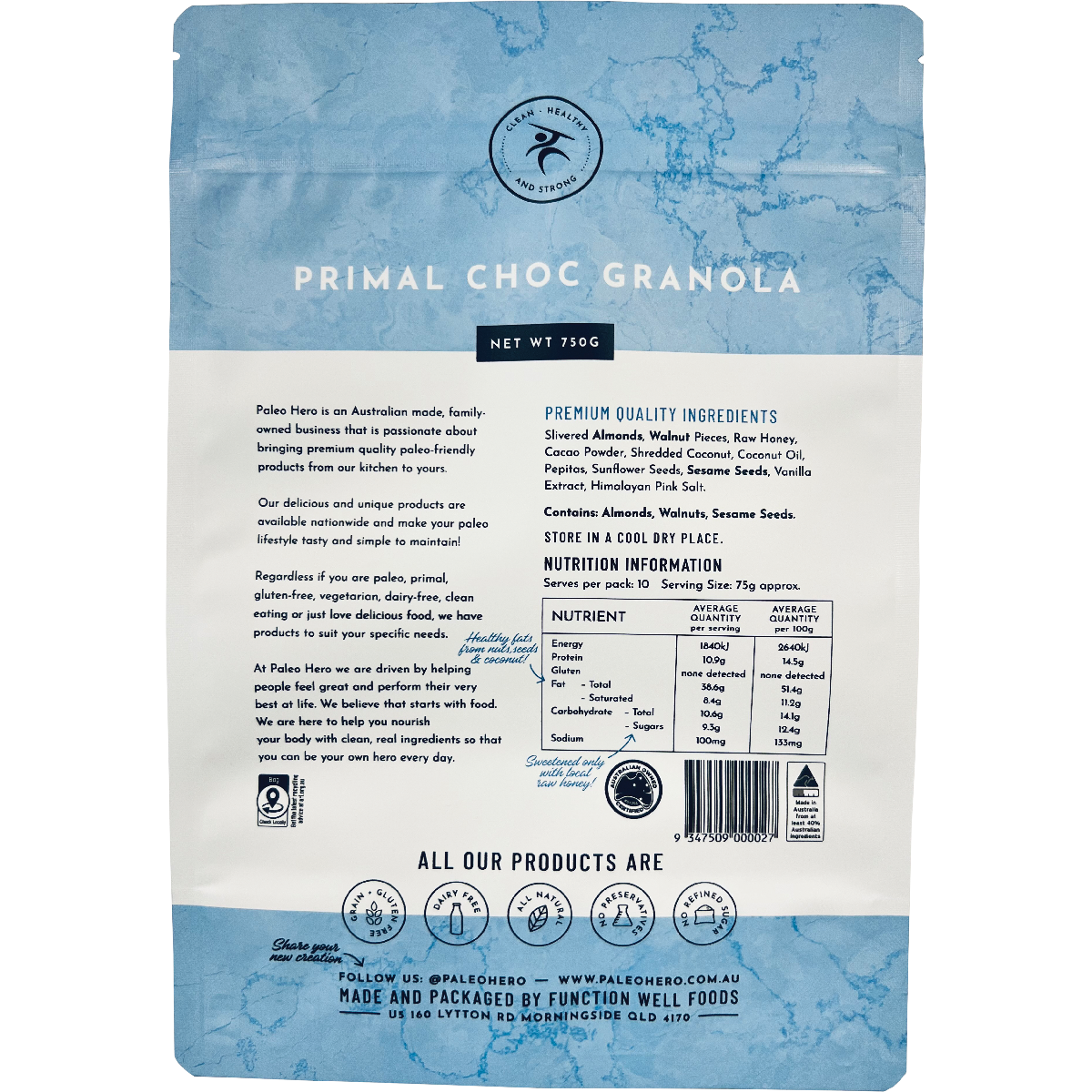 Primal Choc Granola