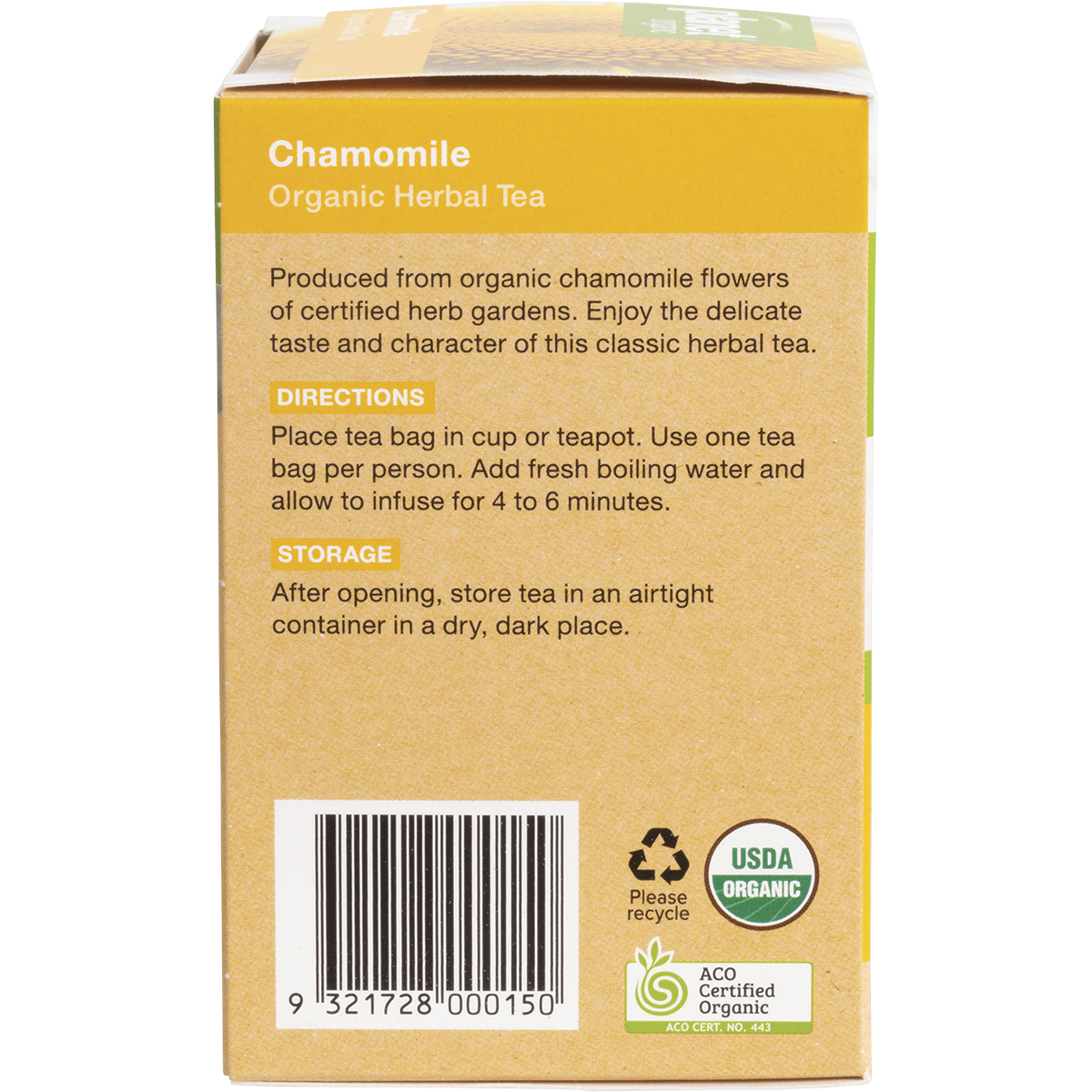 Chamomile Herbal Tea Bags