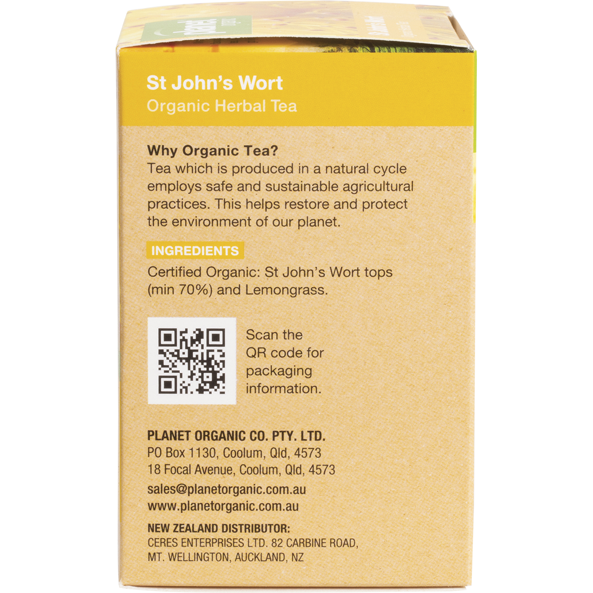 St John's Wort Herbal Tea Bags