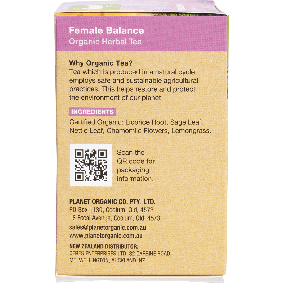 Female Balance Herbal Tea Bags