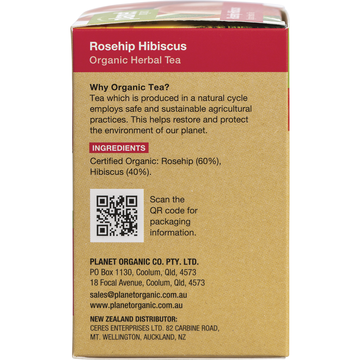 Rosehip & Hibiscus Herbal Tea Bags
