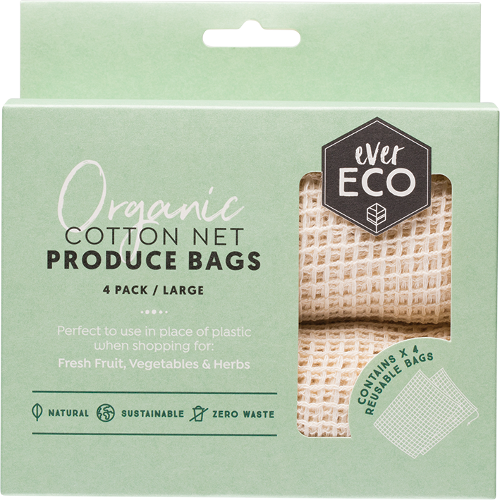 Reusable Produce Bags Organic Cotton Net