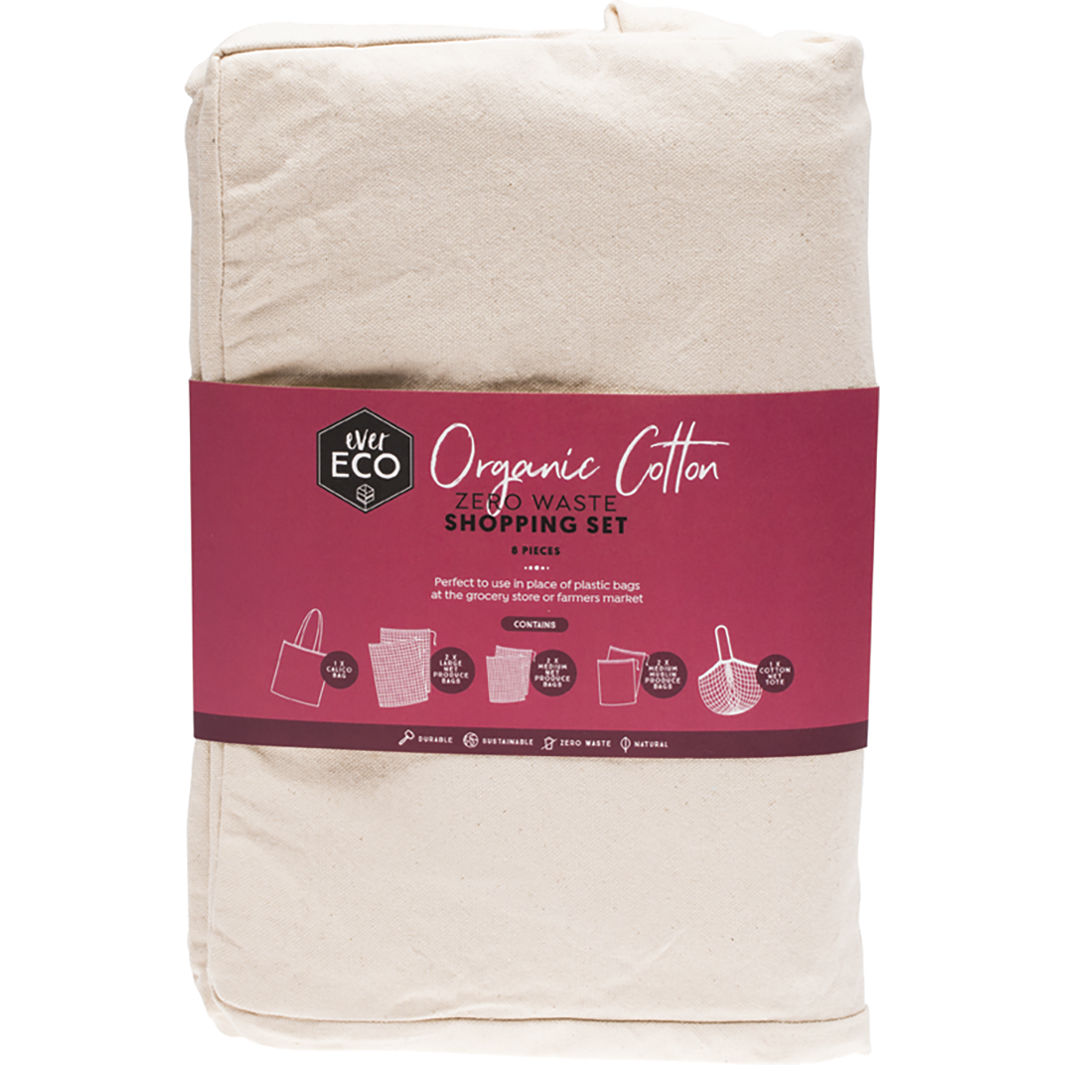 Zero Waste Reusable Shopping Bags Mixed Set