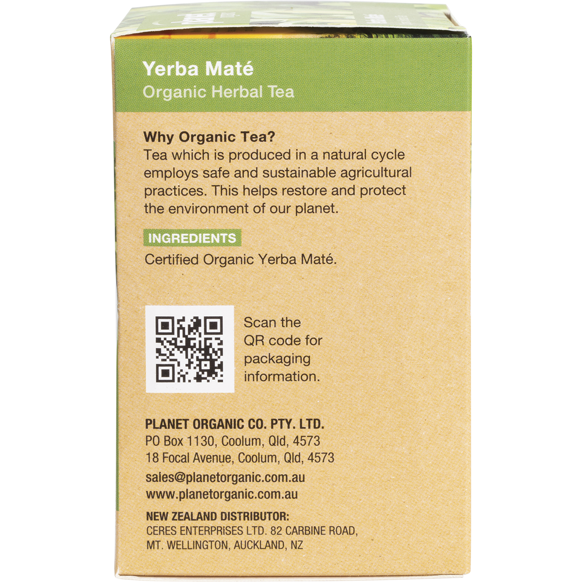 Yerba Maté Herbal Tea Bags