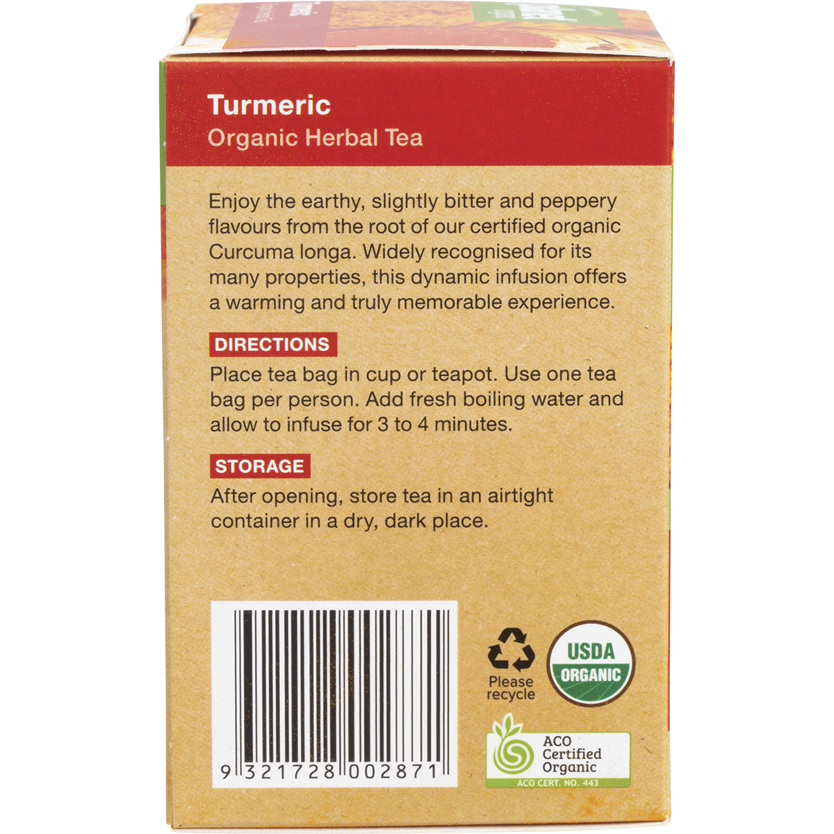 Turmeric Herbal Tea Bags