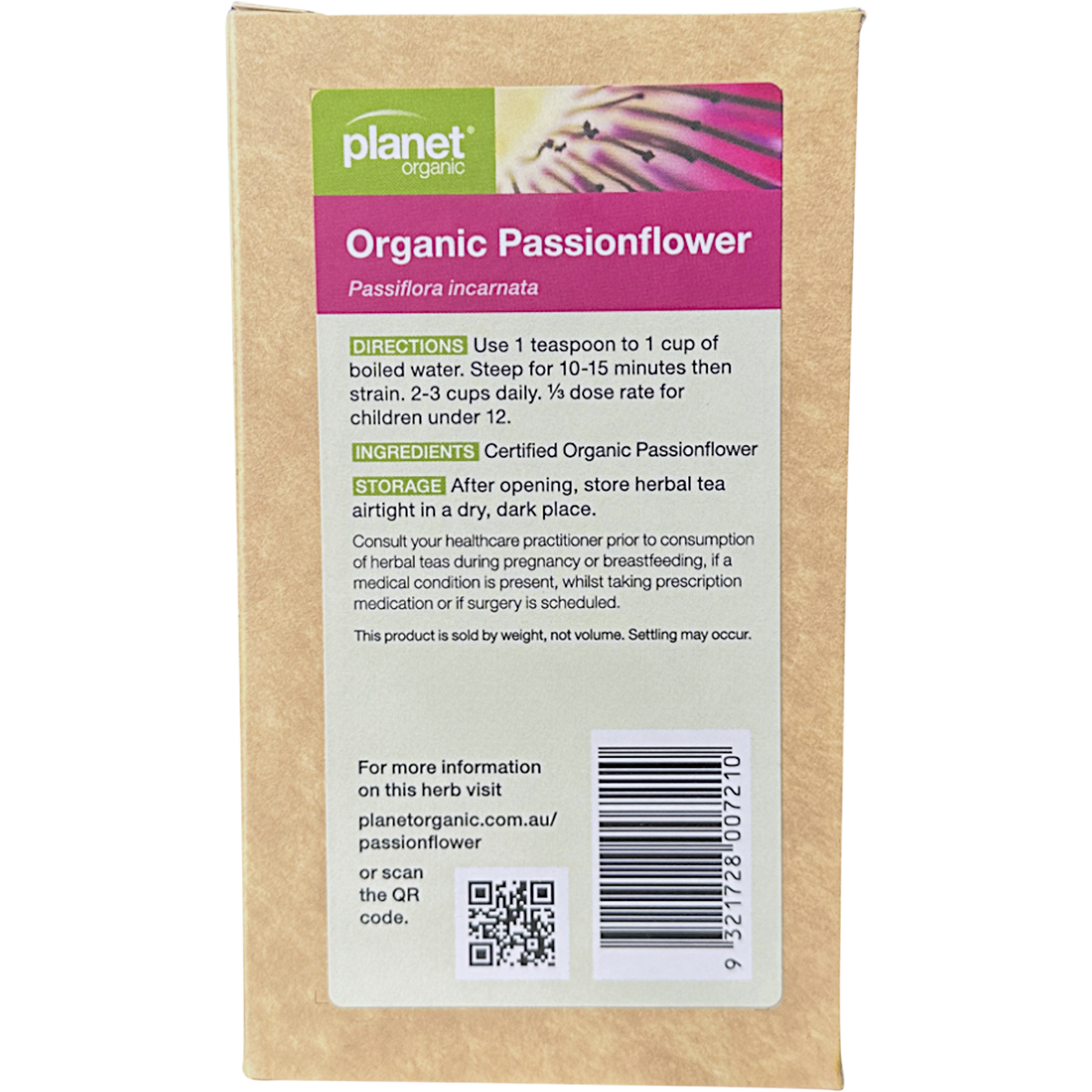 Passionflower Herbal Loose Leaf Tea