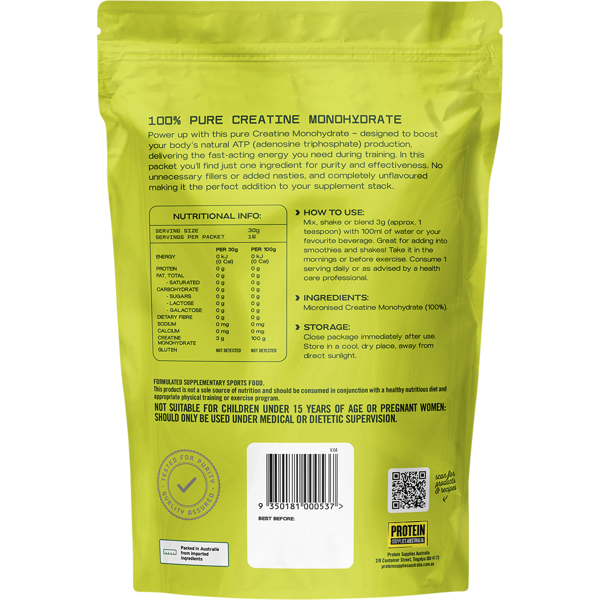 Creatine Monohydrate Pure