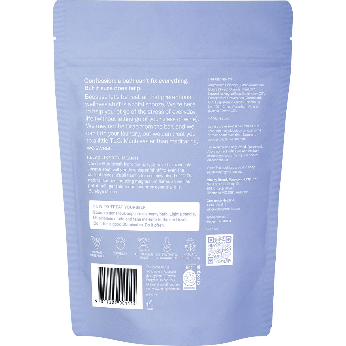 Magnesium Bath Flakes Calm Soak