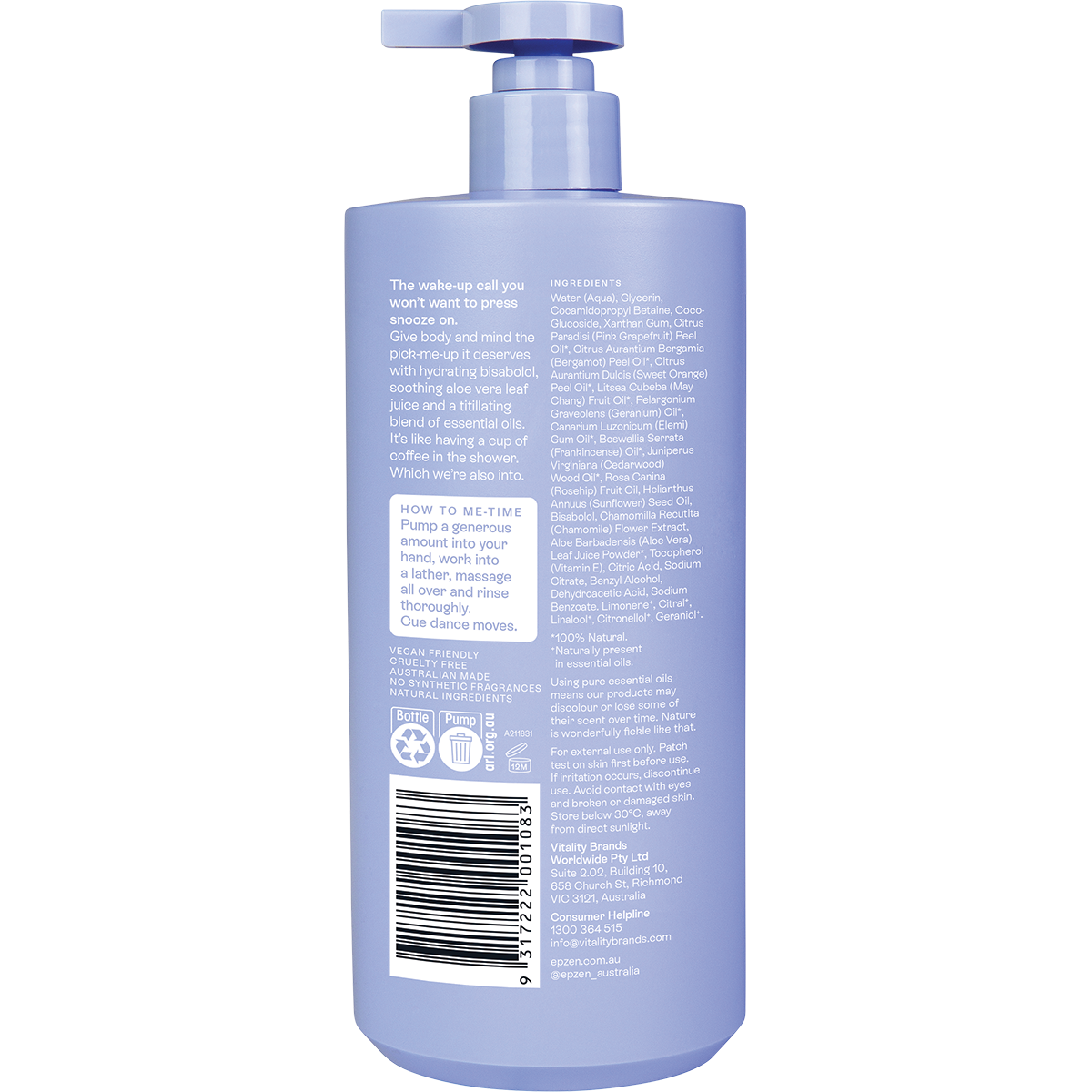 Body Wash Invigorating Awaken Cleanse