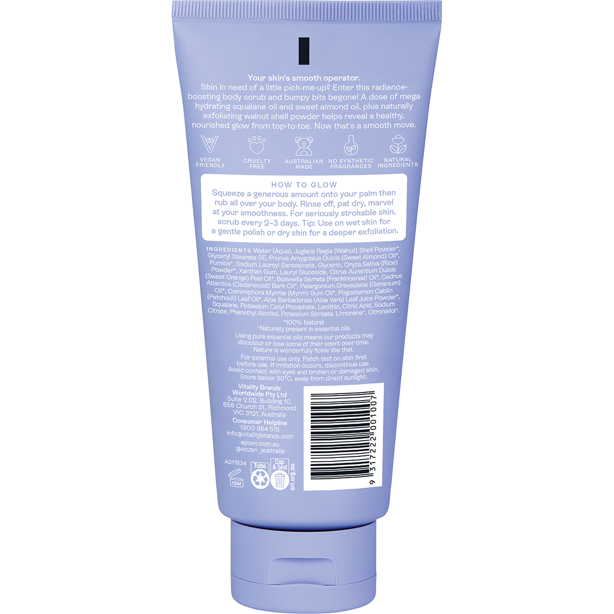 Exfoliating Body Scrub Energise Glow