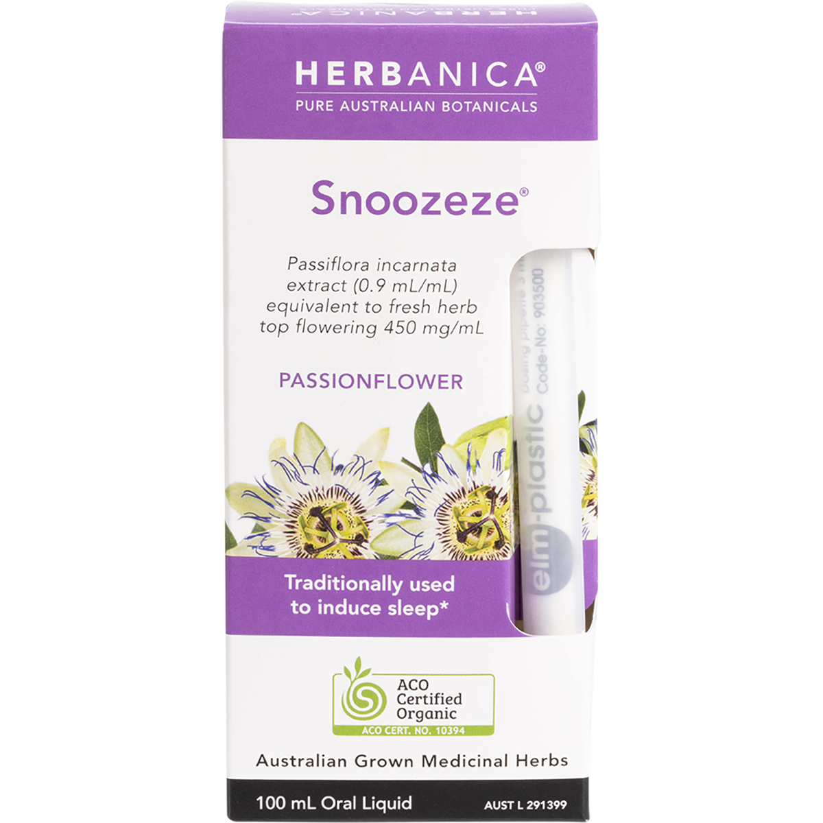 Herbanica Herbal Tincture Snoozeze Passionflower