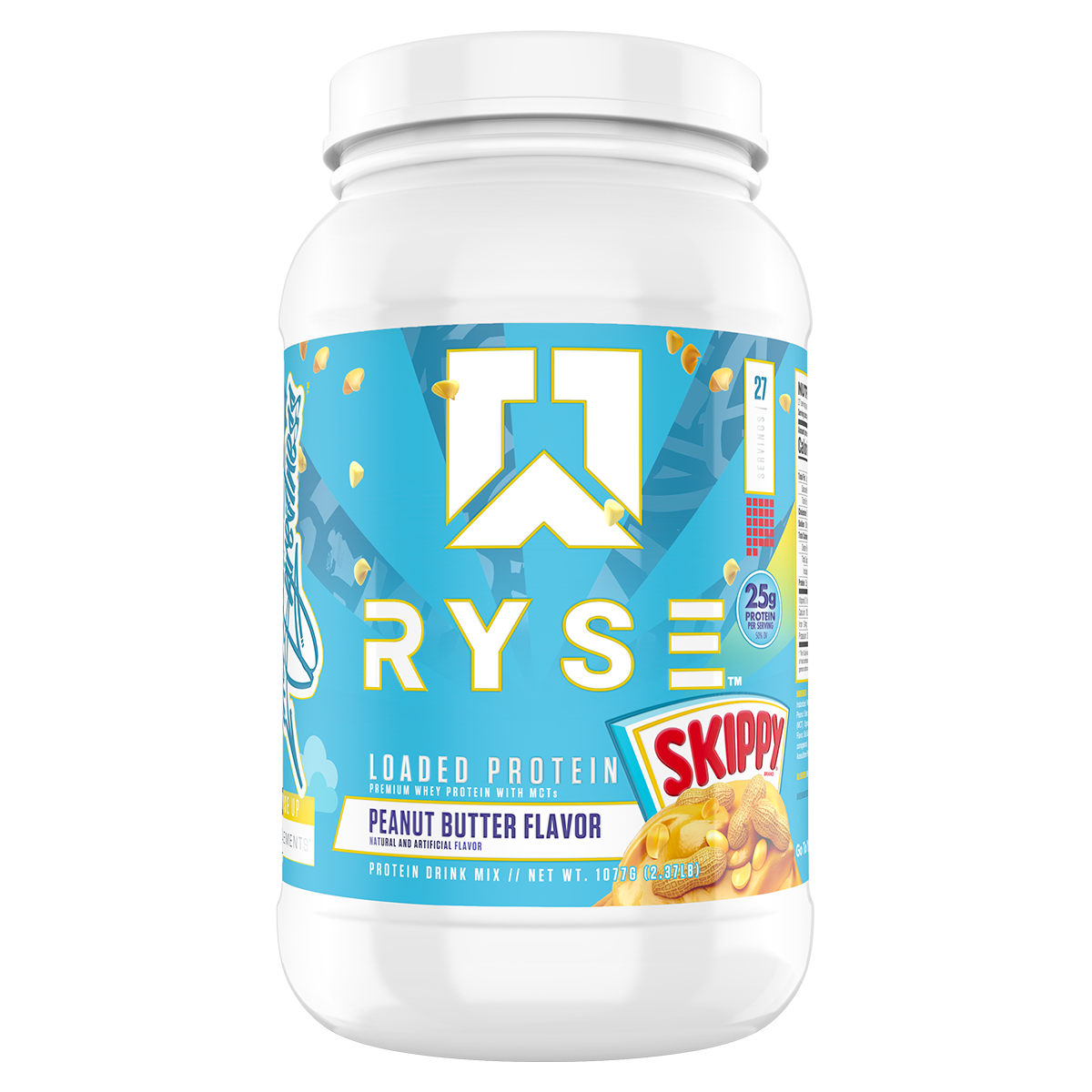 Ryse Skippy Peanut Butter Loaded Protein Dietary Supplement, 907 g
