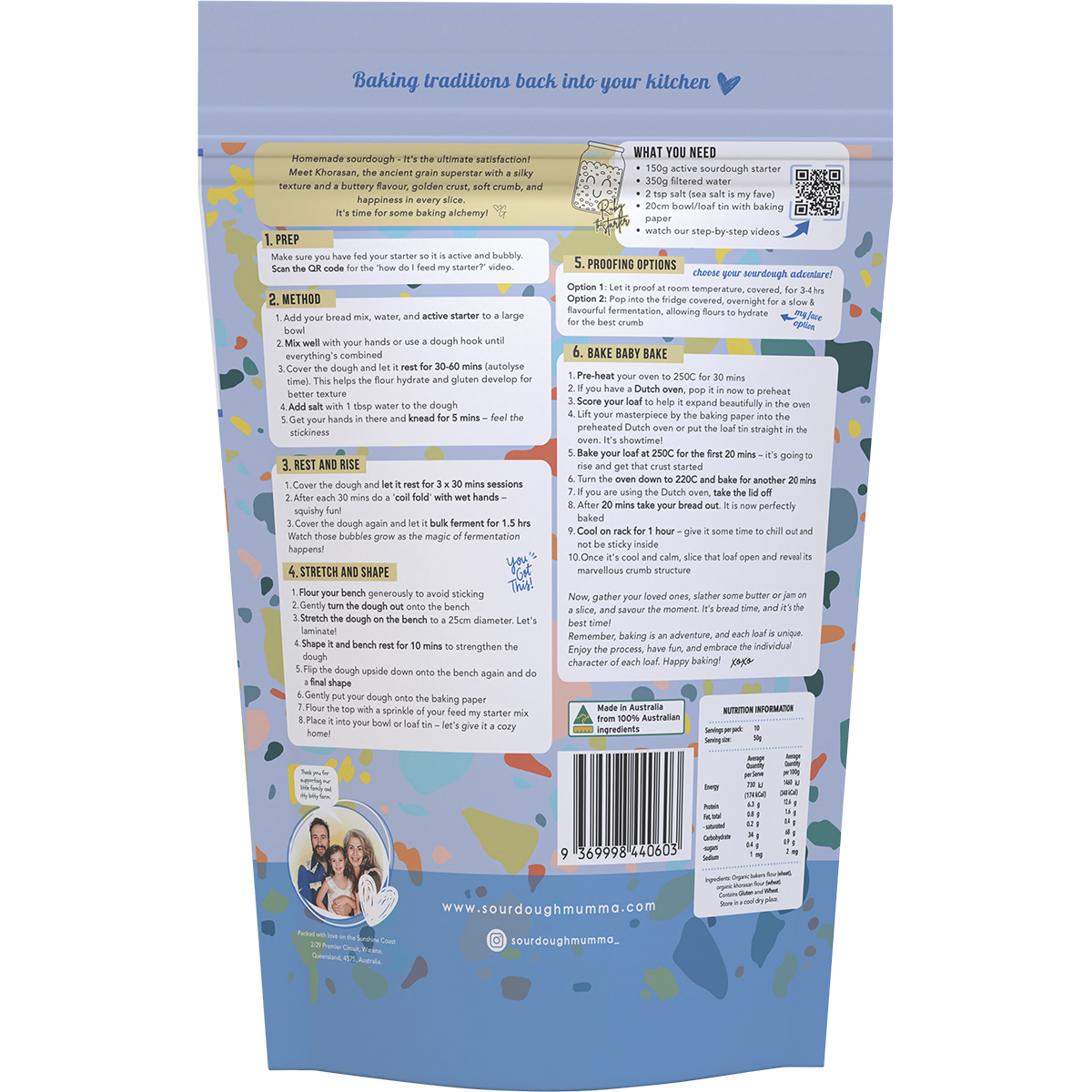 Khorasan Sourdough Bread Mix Traditional